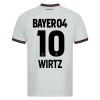 Virallinen Fanipaita Bayer 04 Leverkusen Florian Wirtz 10 Vieraspelipaita 2023-24 - Miesten